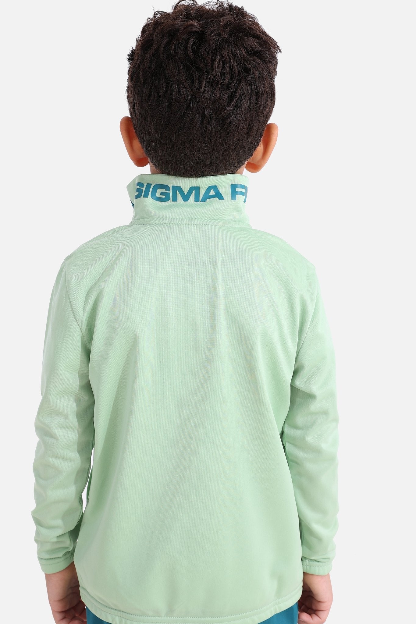 Kids Quiet Green Tracksuit - Sigma Fit