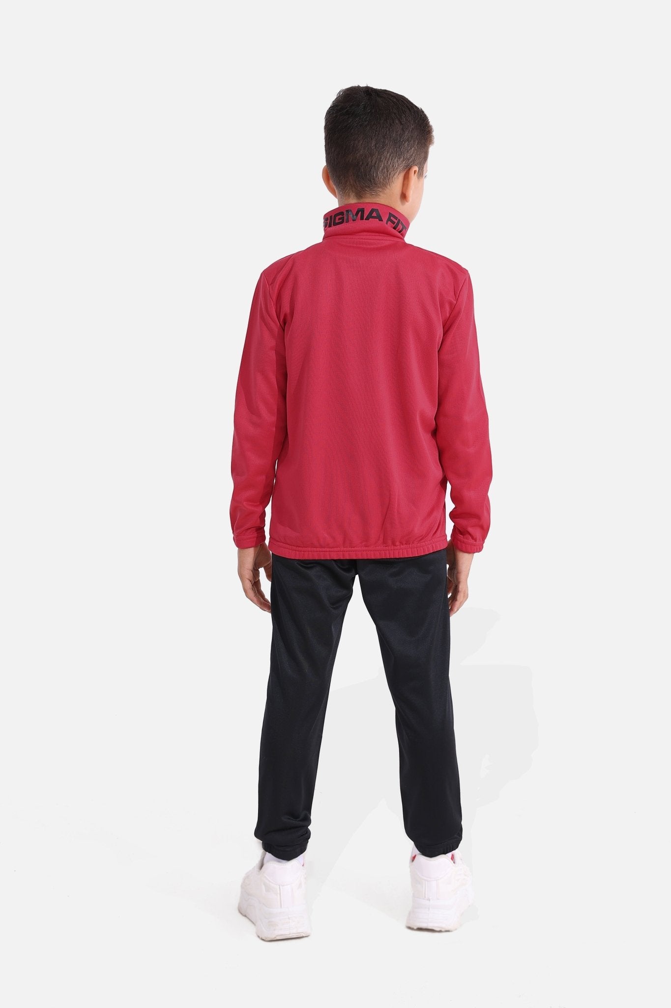 Kids Viva Magenta/Black Tracksuit - Sigma Fit