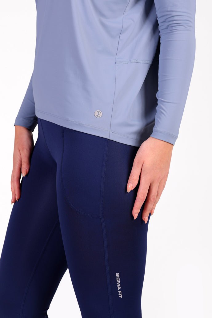 Motion guard Long Sleeve Blue - Sigma Fit