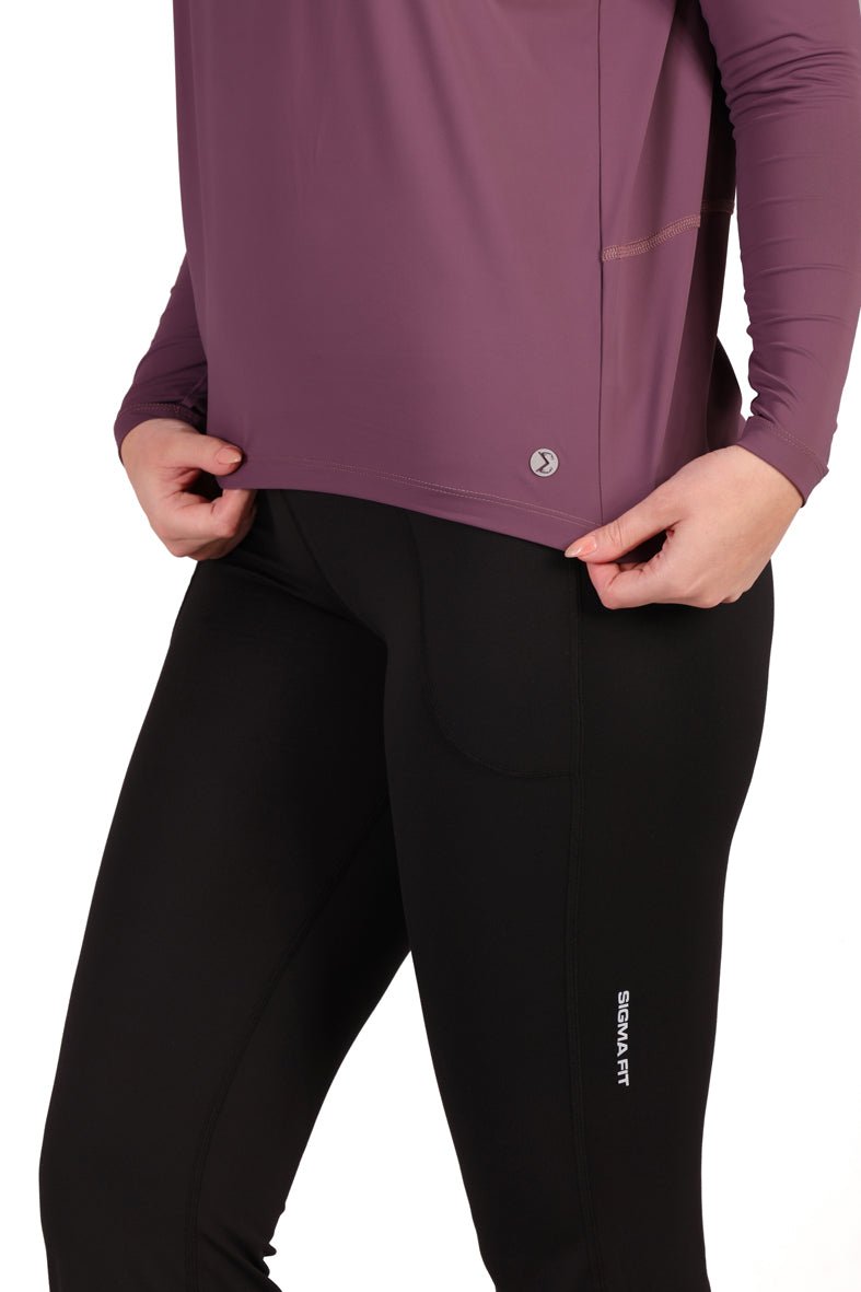Motion guard Long Sleeve Purple - Sigma Fit