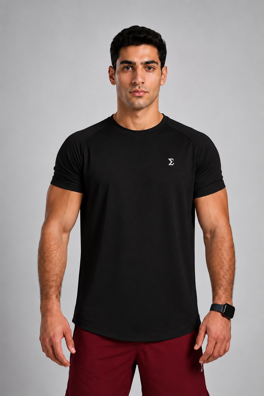 Black Rush T-Shirt - Front - Sigma Fit