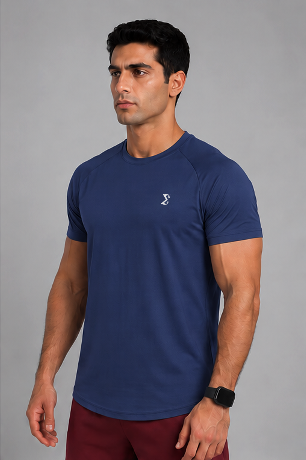 Navy Rush T-Shirt - Three-Quarter - Sigma Fit