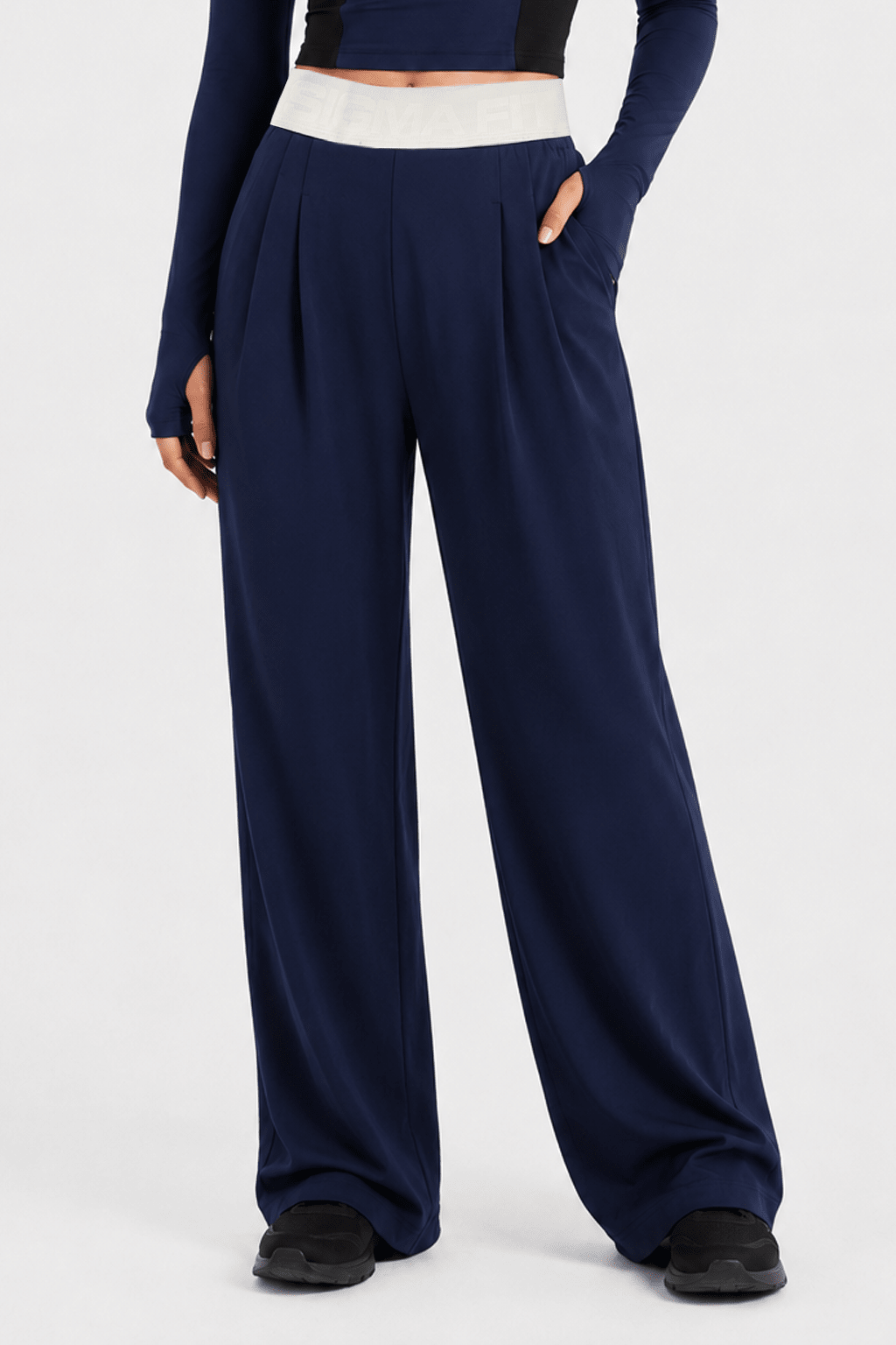 Navy In Style Pants - Sigma Fit