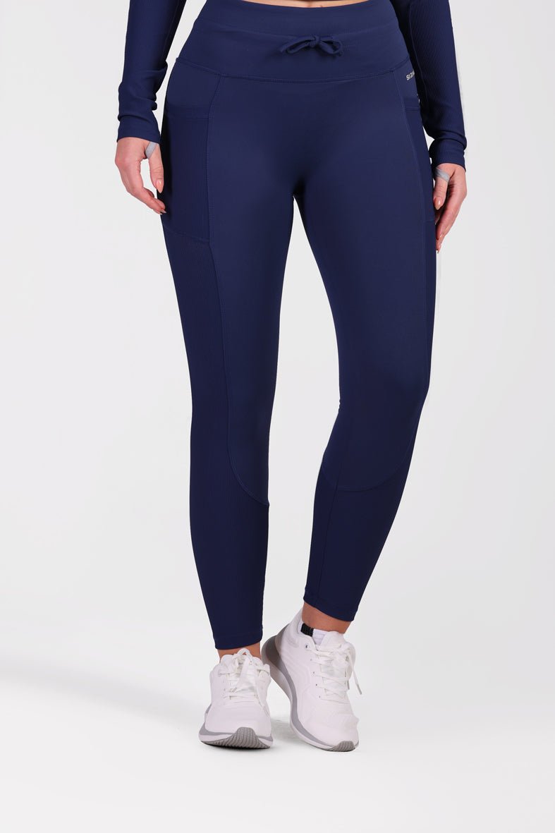 Navy Neo - cord leggings - Sigma Fit
