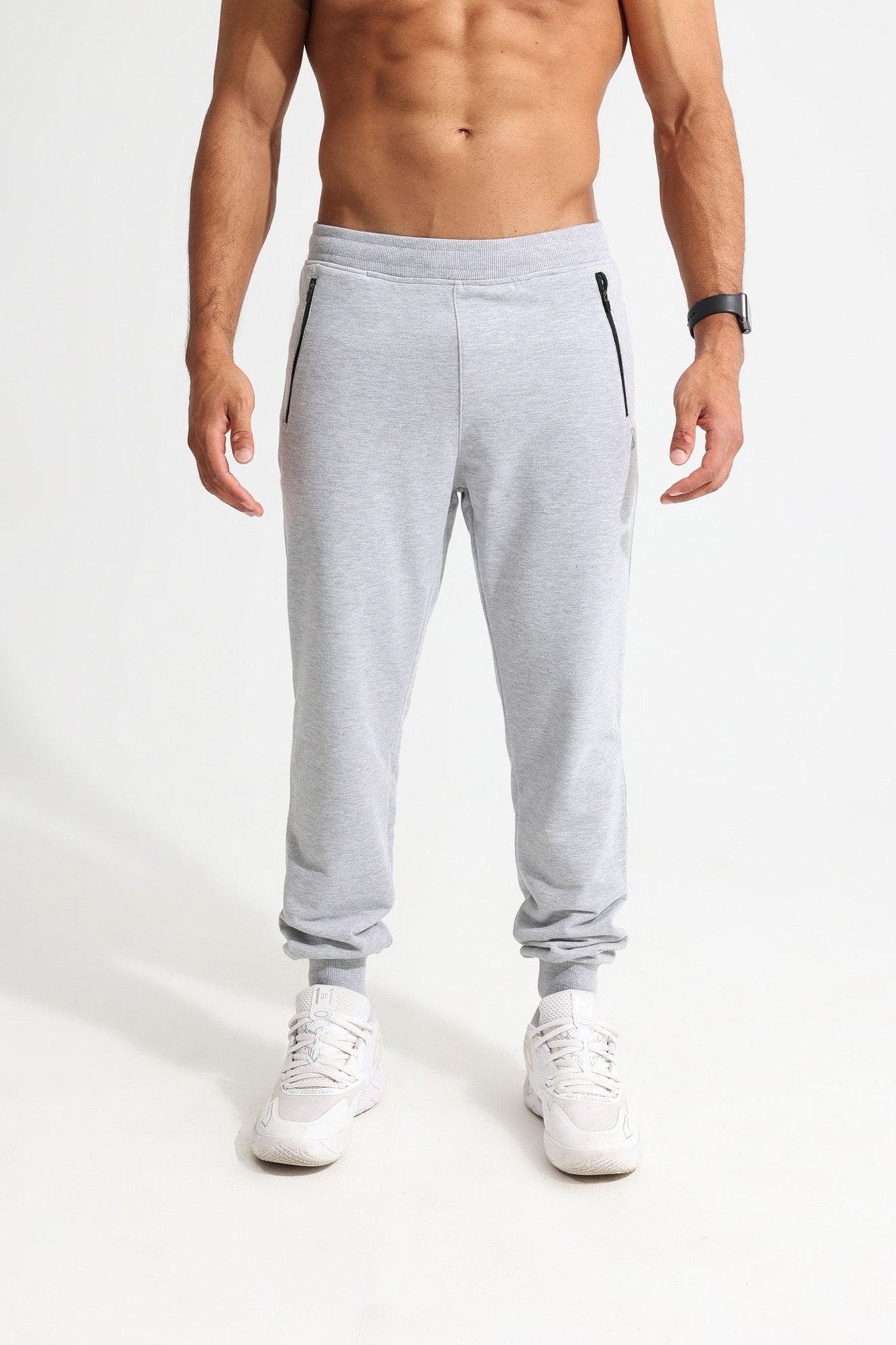 New Light Gray Basic Jogger - Sigma Fit