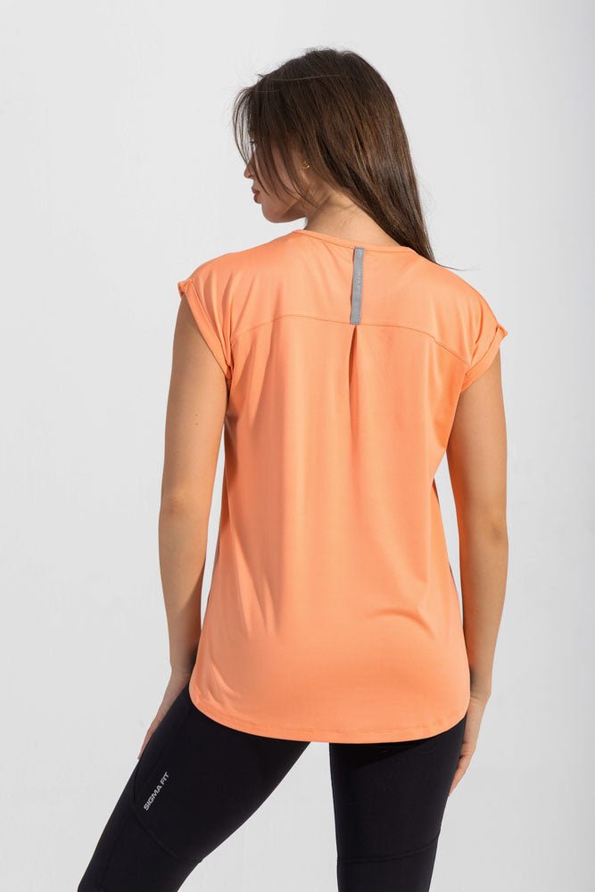 Peach Pink Comfy Tee - Sigma Fit