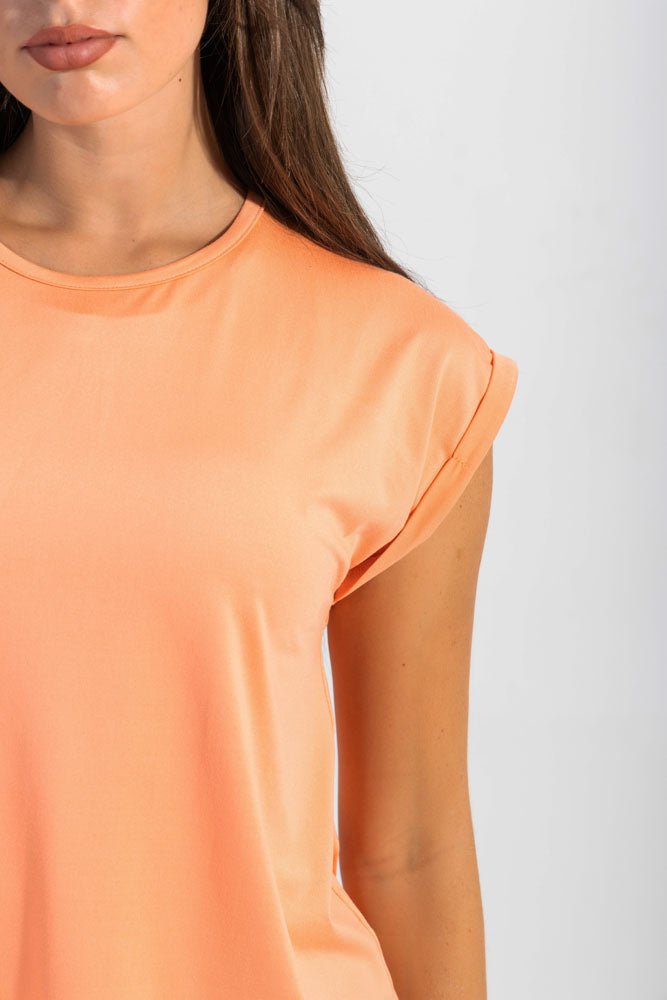 Peach Pink Comfy Tee - Sigma Fit