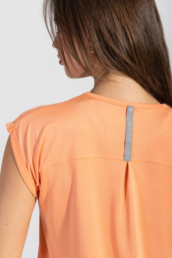 Peach Pink Comfy Tee - Sigma Fit