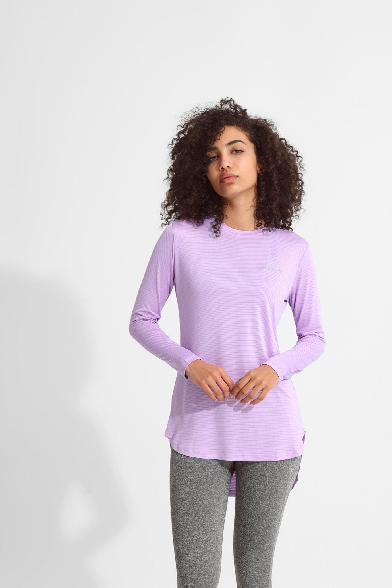 Purple Rose Basic Women Long Sleeve - Sigma Fit