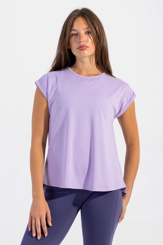 Purple Rose Comfy Tee - Sigma Fit