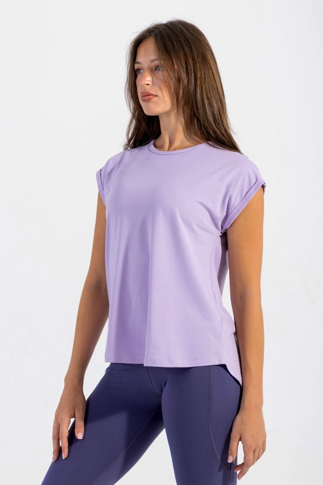 Purple Rose Comfy Tee - Sigma Fit