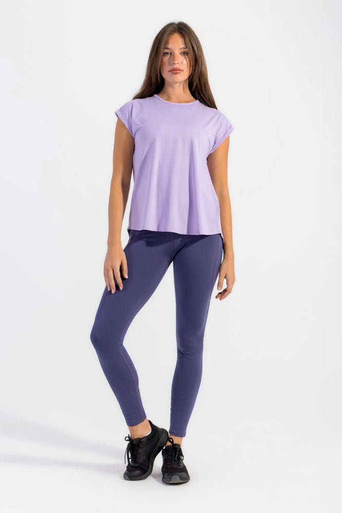 Purple Rose Comfy Tee - Sigma Fit
