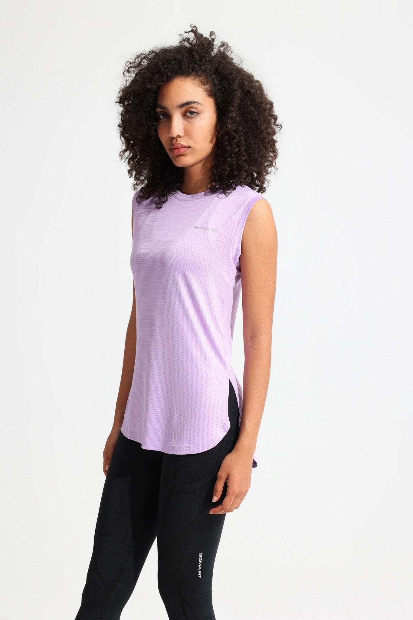 Purple Rose LiteRun Sleeveless Tee - Sigma Fit