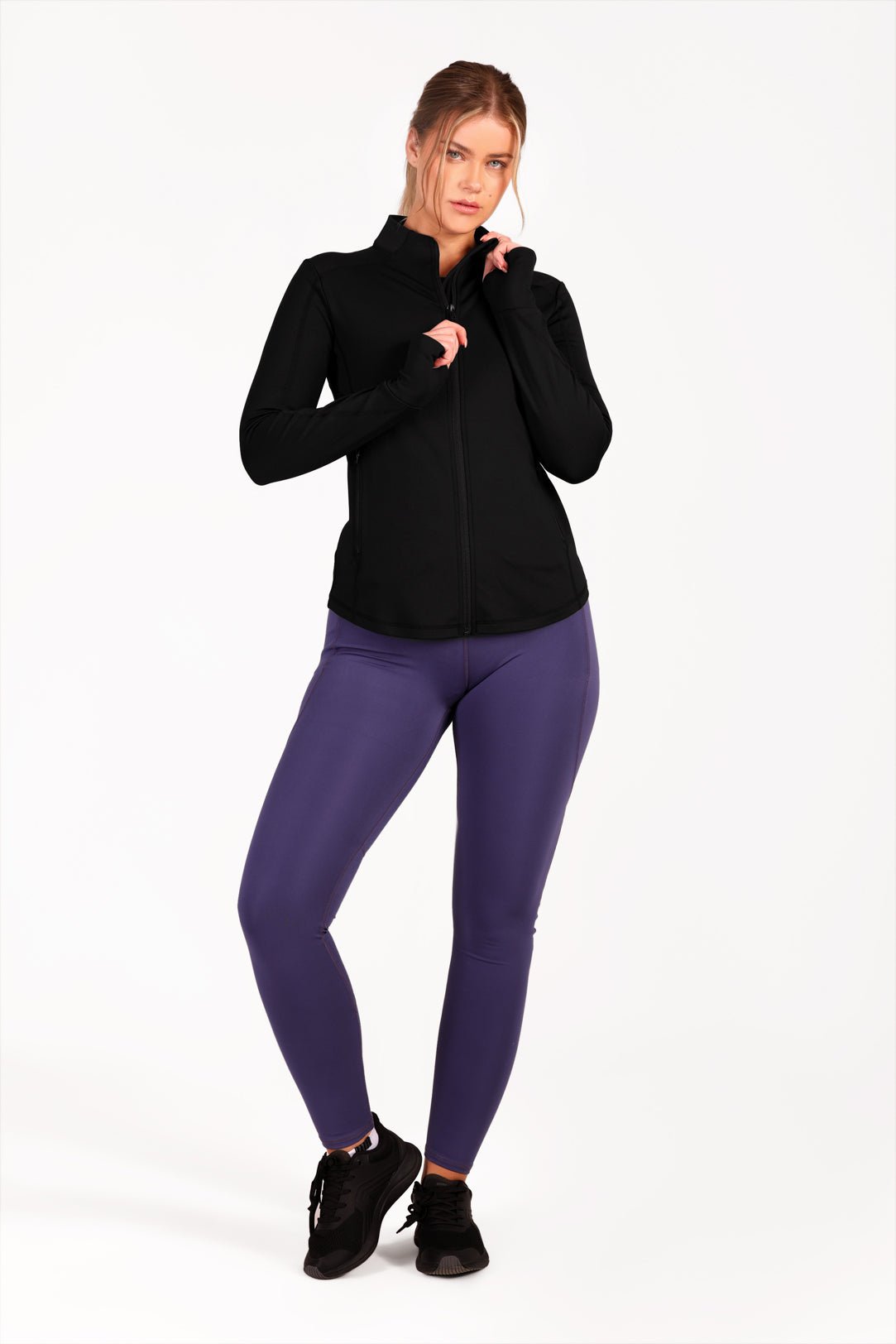 Quick Zip Jacket Black - Sigma Fit