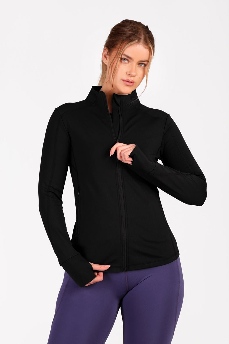 Quick Zip Jacket Black - Sigma Fit