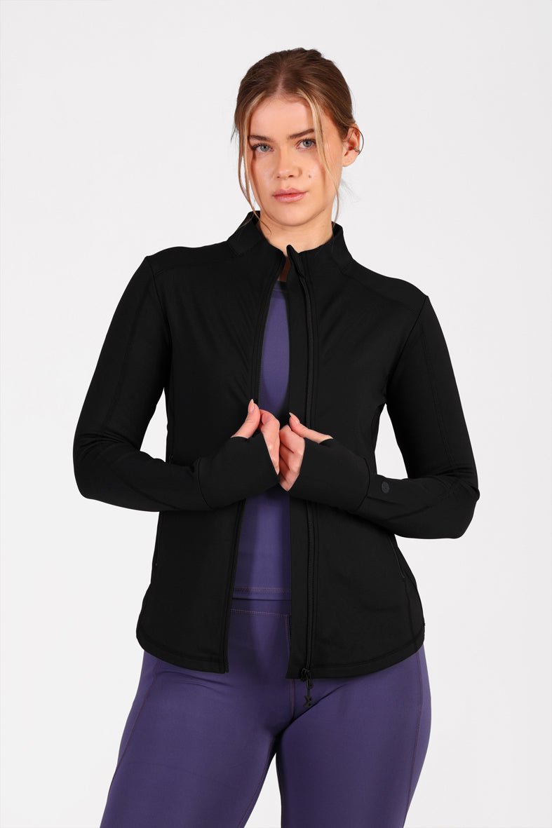 Quick Zip Jacket Black - Sigma Fit