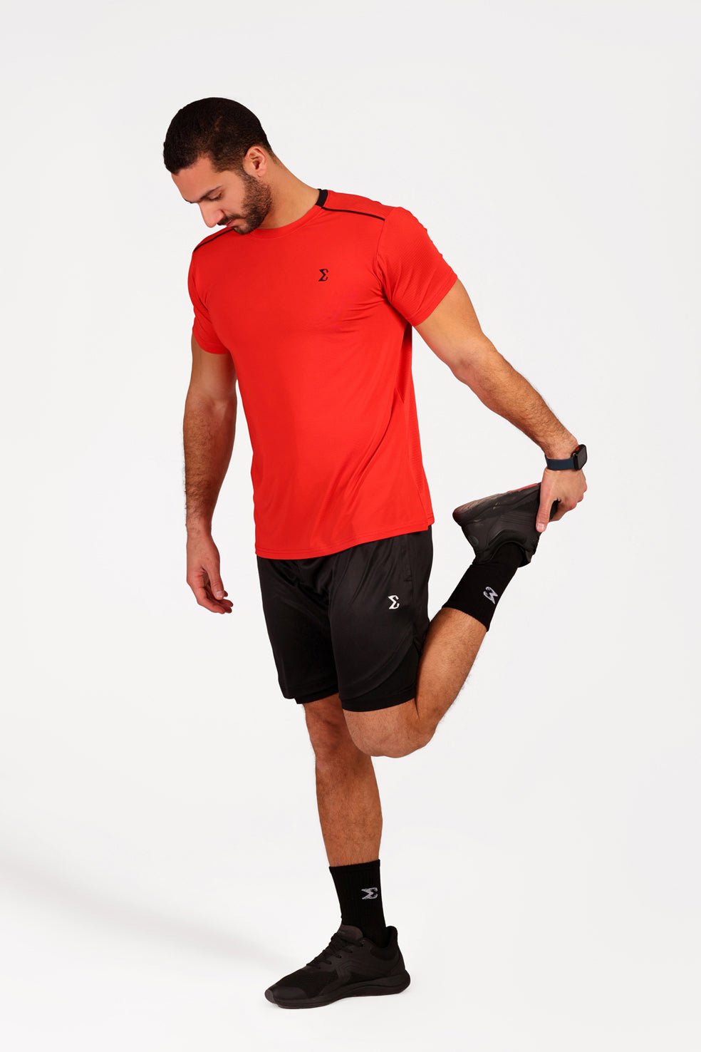 Racket Sports Tee Red - Sigma Fit