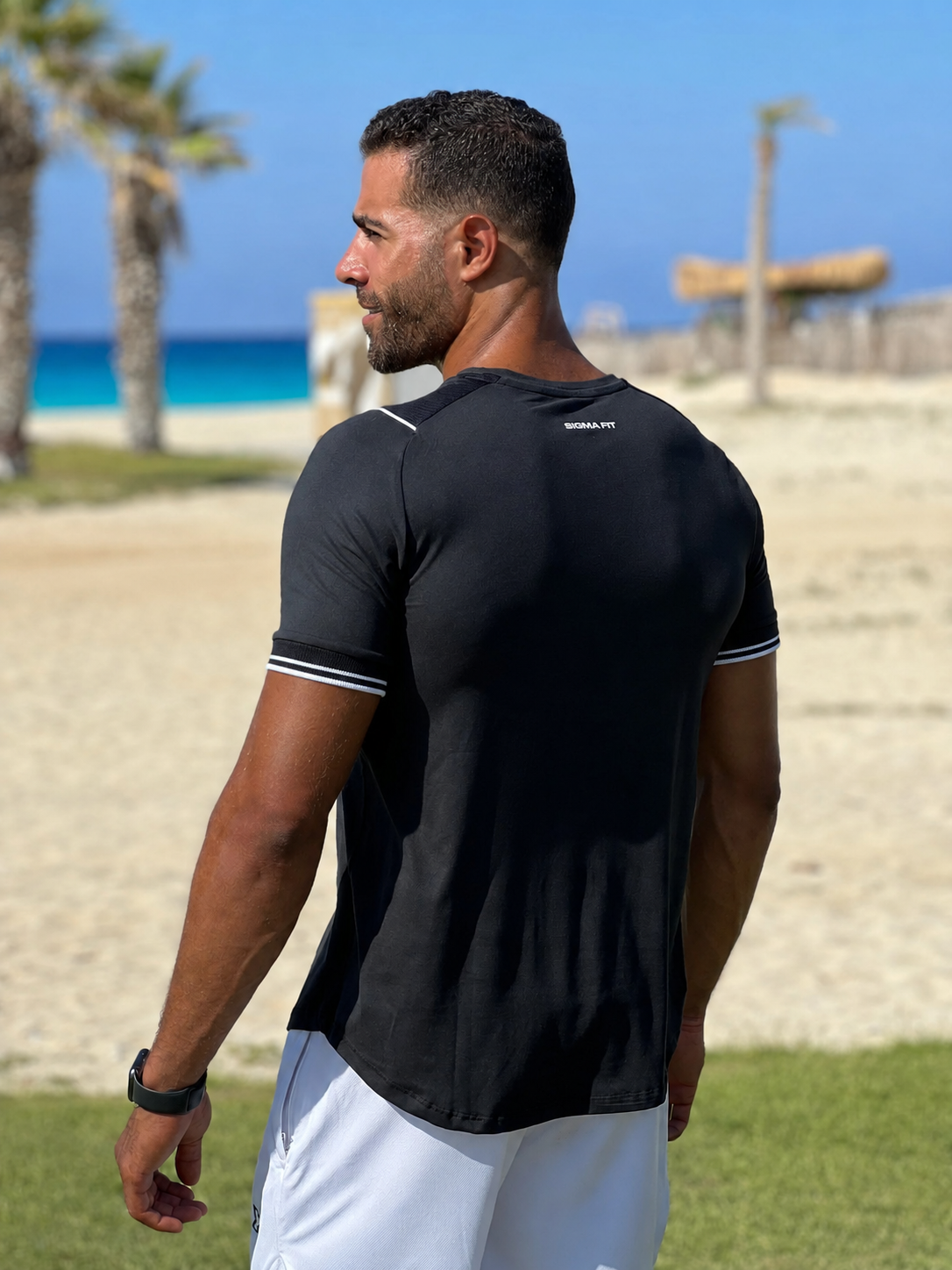 Reg-Fit T-Shirt Black - Sigma Fit