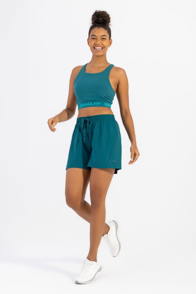 Shaded Spruce Running Shorts - Sigma Fit