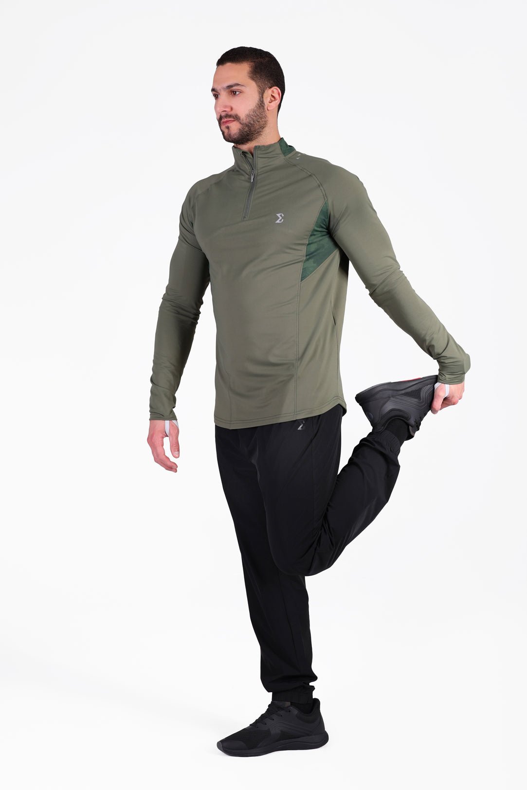 Space Quarter Zipper Army - Sigma Fit