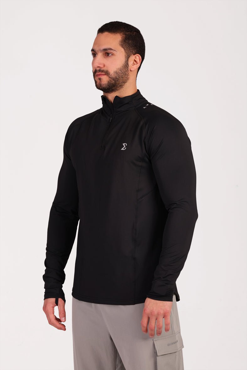 Space Quarter Zipper Black - Sigma Fit