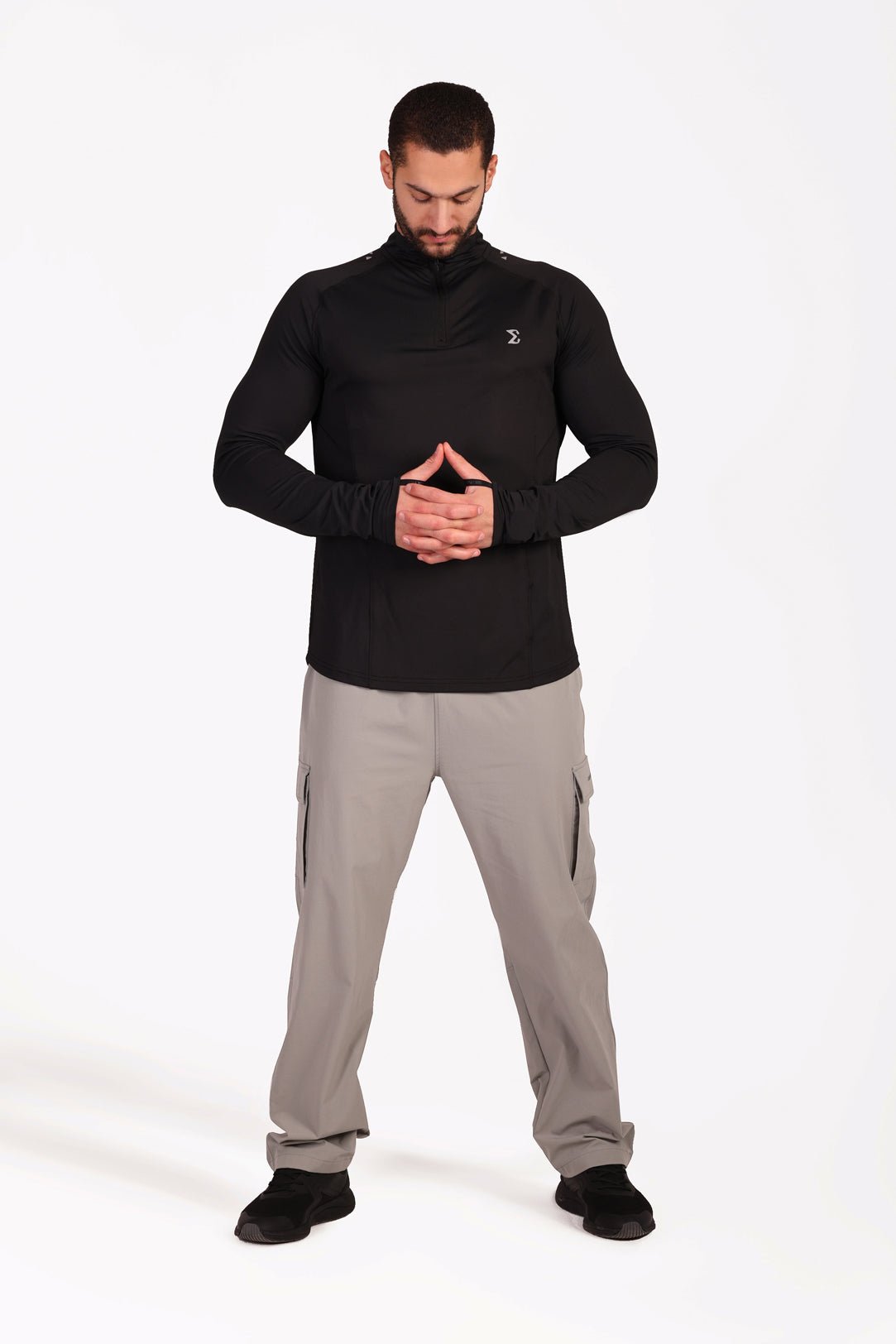 Space Quarter Zipper Black - Sigma Fit