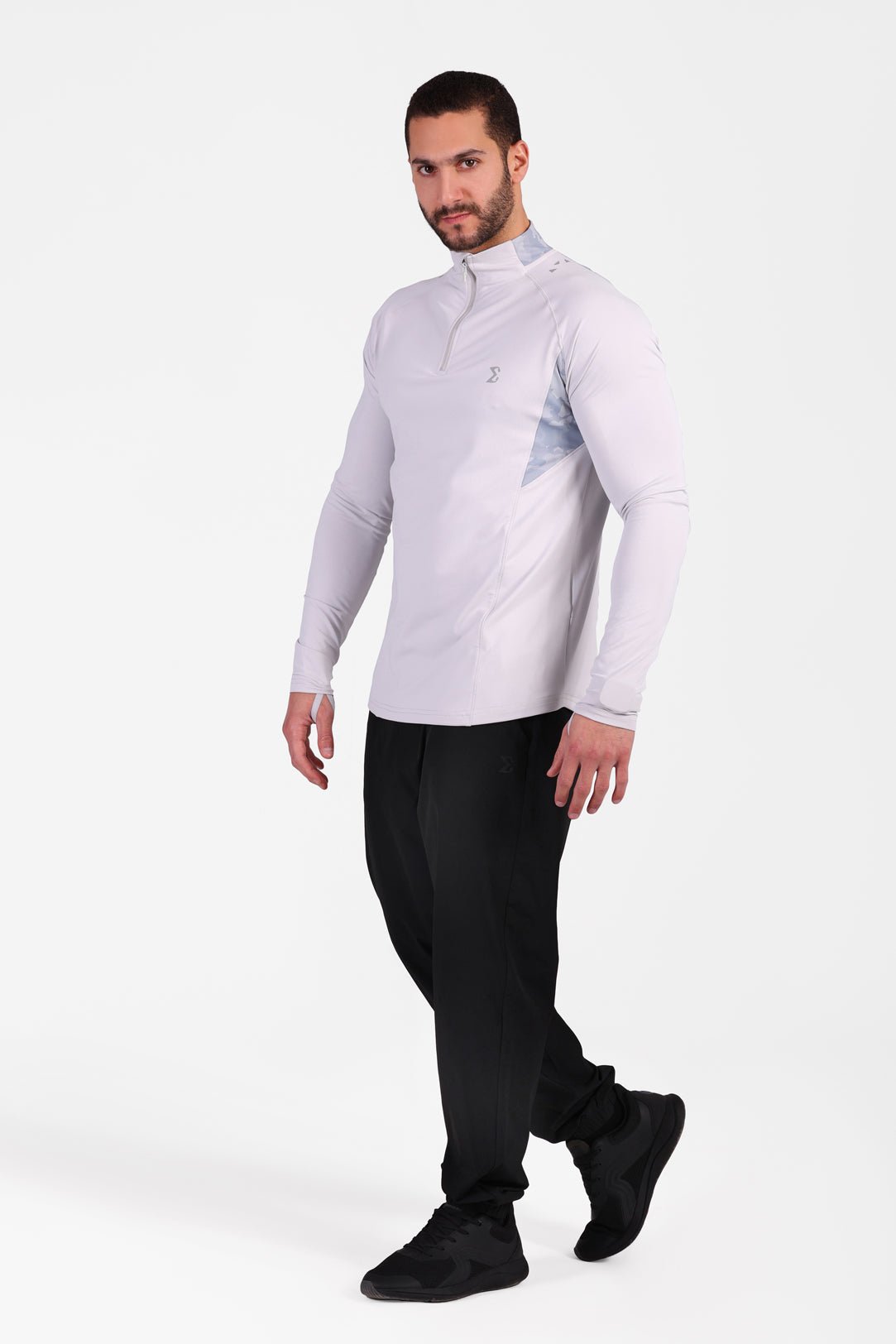 Space Quarter Zipper Gray - Sigma Fit