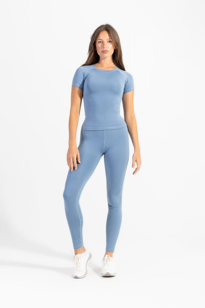 Strength Flex SS Top Blue Shadow - Sigma Fit