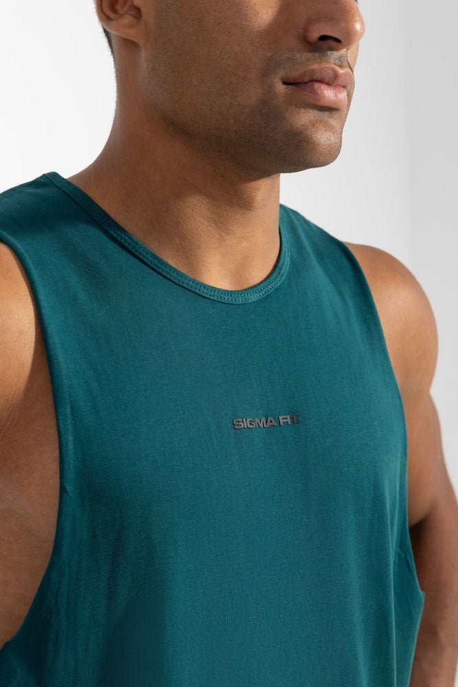 Teal Green Tank Top - Sigma Fit
