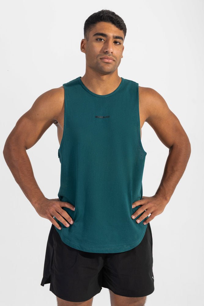 Teal Green Tank Top - Sigma Fit