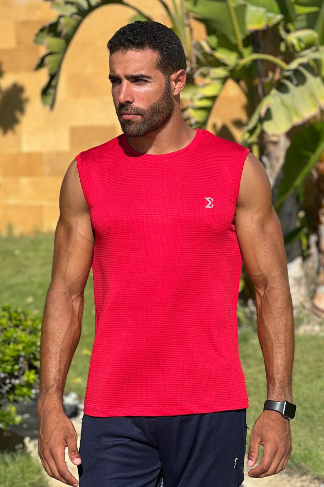 Viva Magenta Sleeveless Nimble Tee - Sigma Fit