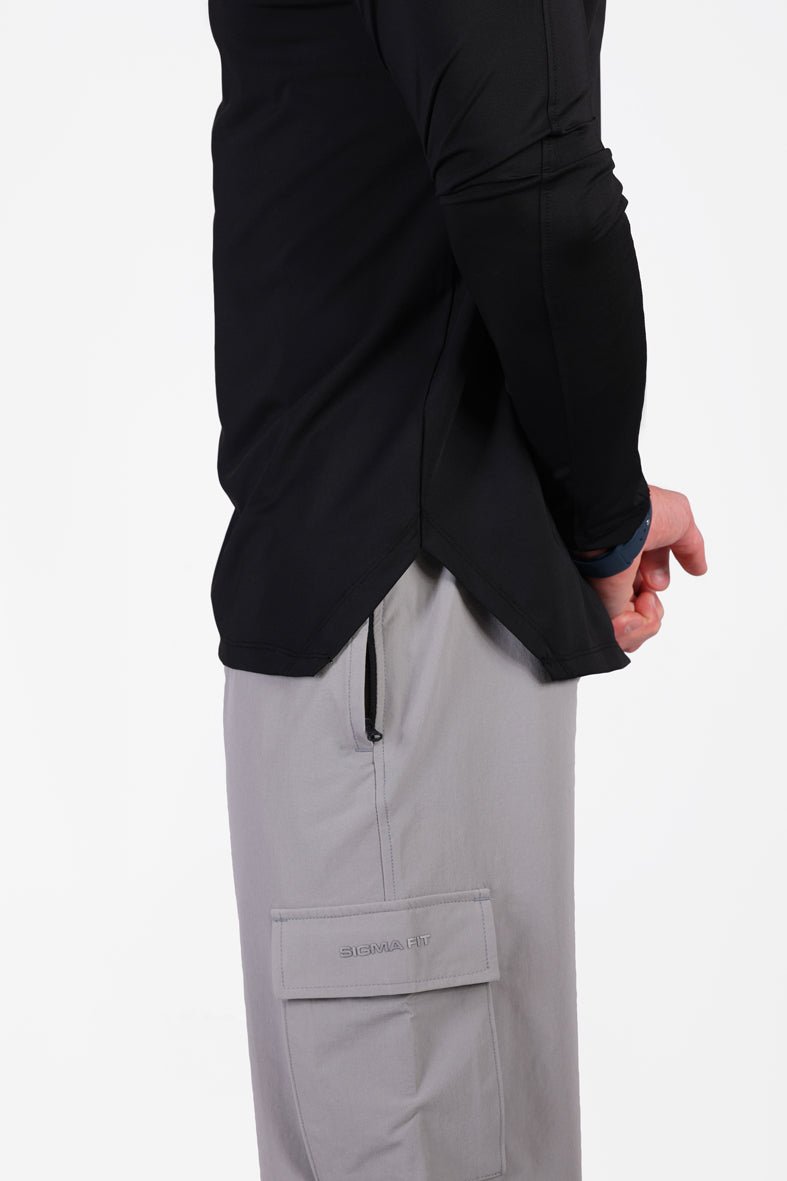 Warm Lock Tee Black - Sigma Fit