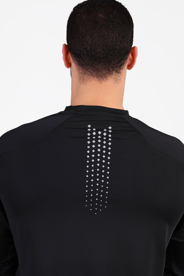 Warm Lock Tee Black - Sigma Fit