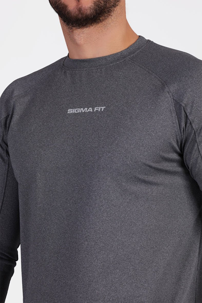 Warm Lock Tee Light Heather Gray - Sigma Fit