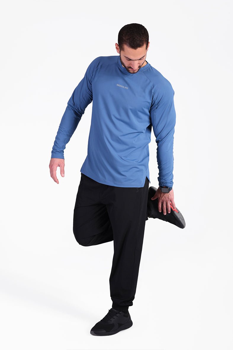 Warm Lock Tee Petrol Blue - Sigma Fit