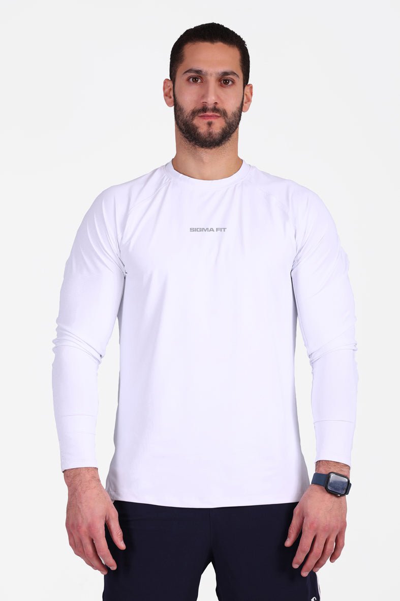 Warm Lock Tee White - Sigma Fit