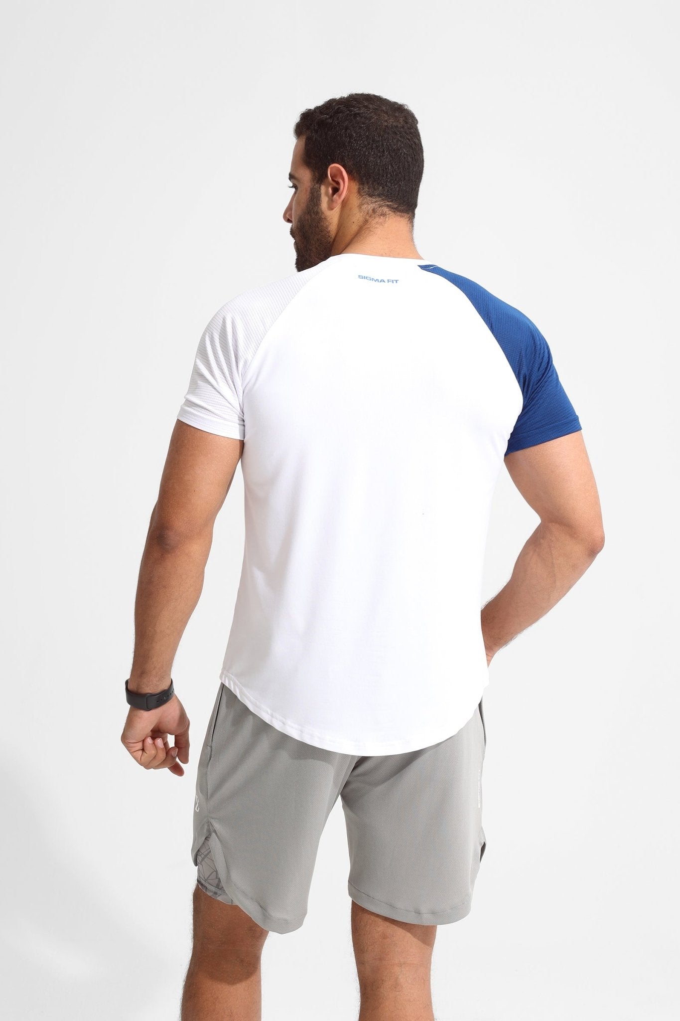 White Basic Raglan Tee - Sigma Fit