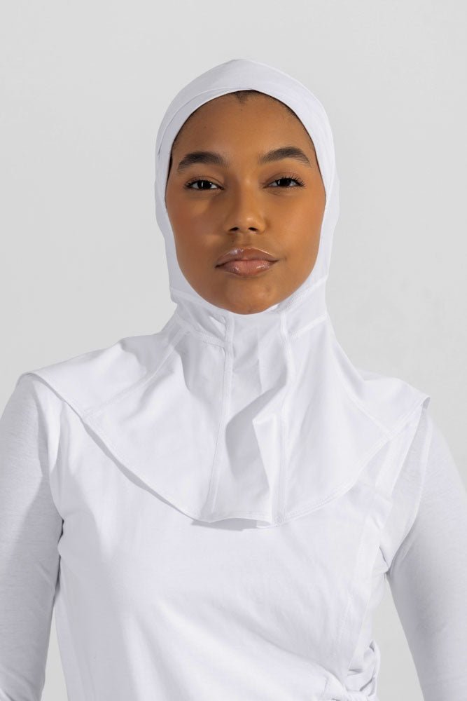 White Comfy Hijab - Sigma Fit