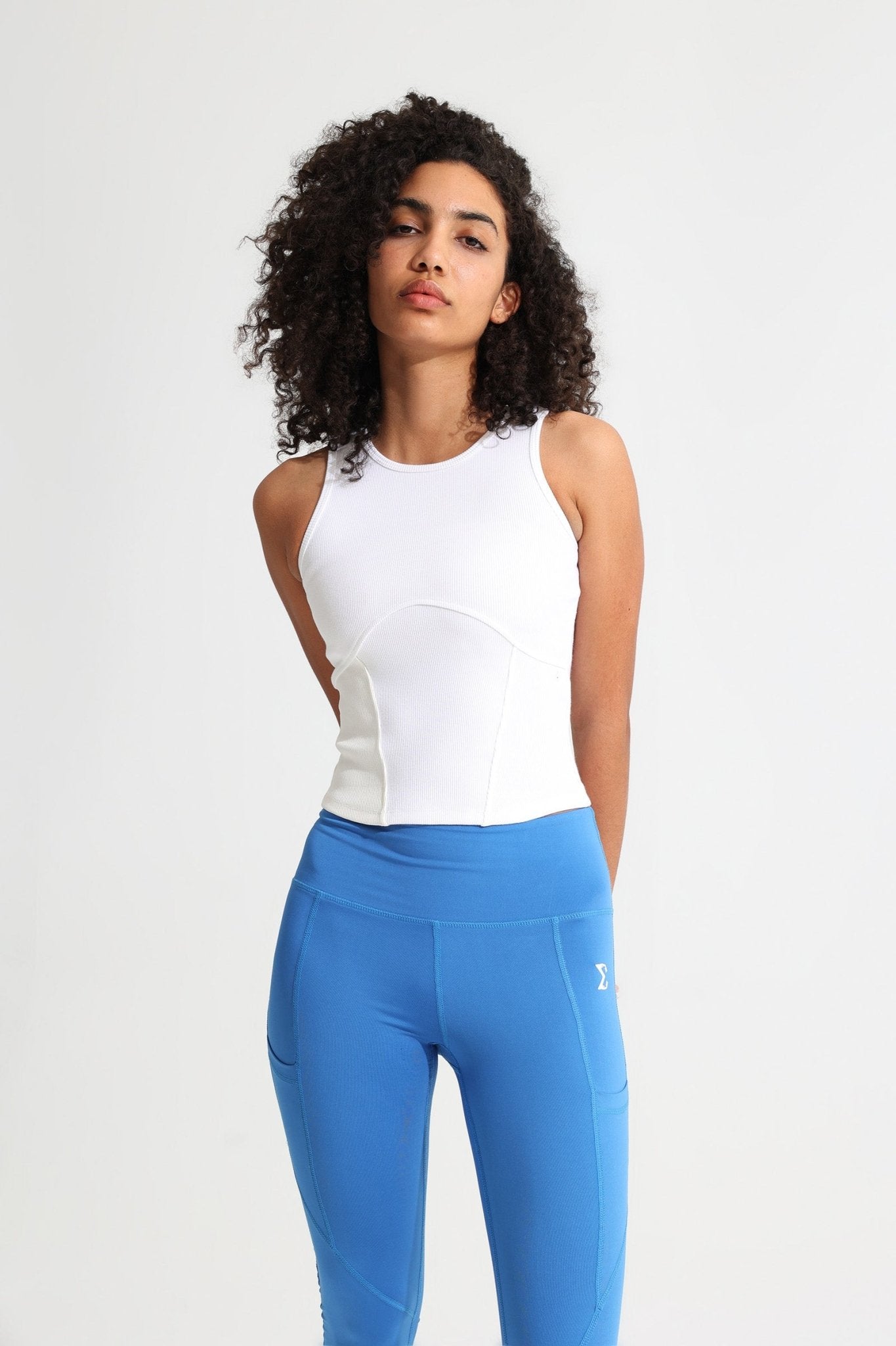 White Coretank Tank Top - Sigma Fit