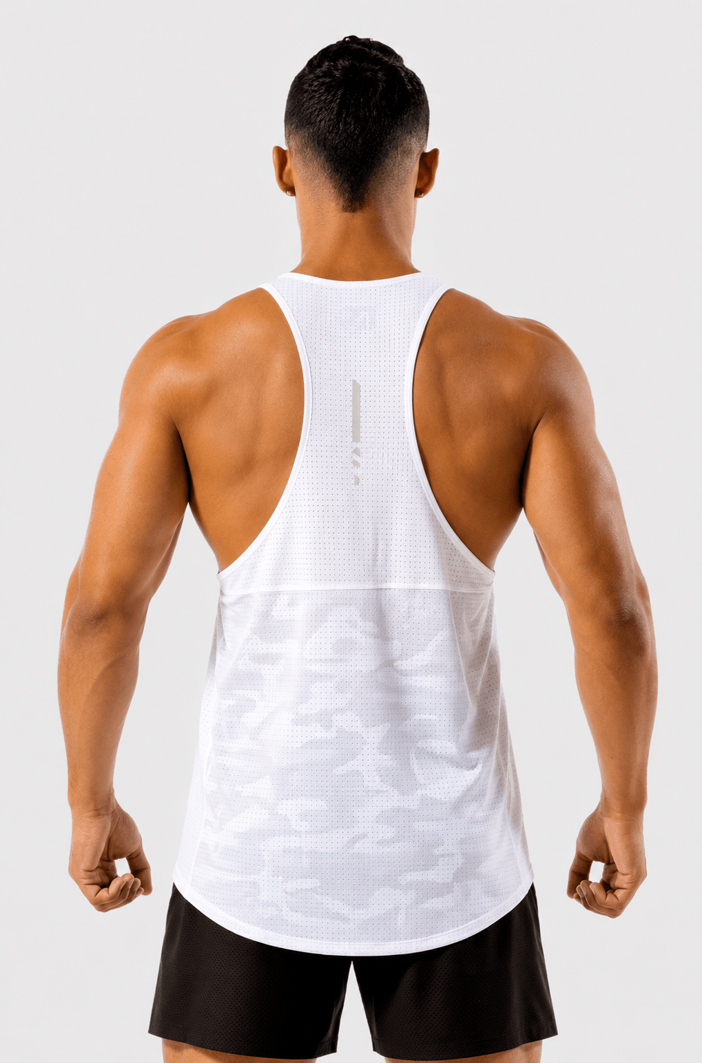 White Gear Tank Top - Sigma Fit
