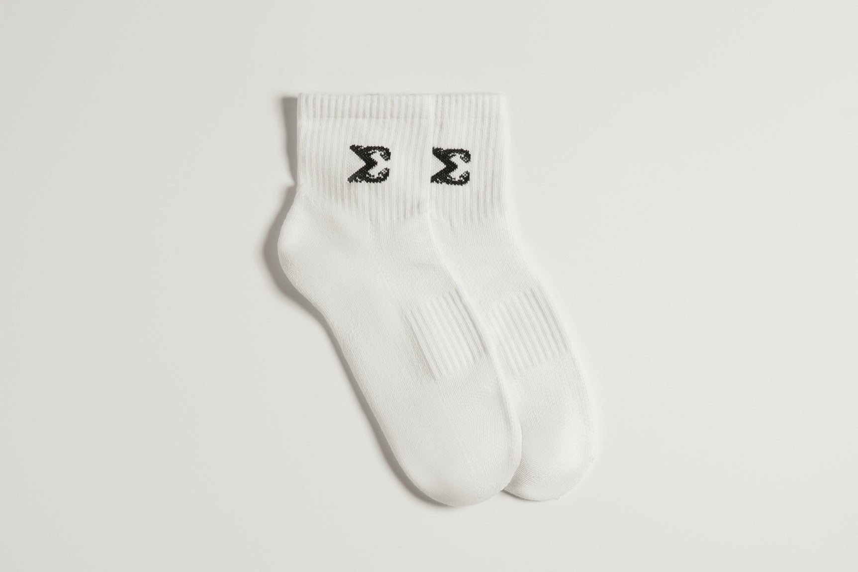 Short Crew Socks - White (Pack of 3 Pairs) - Sigma Fit