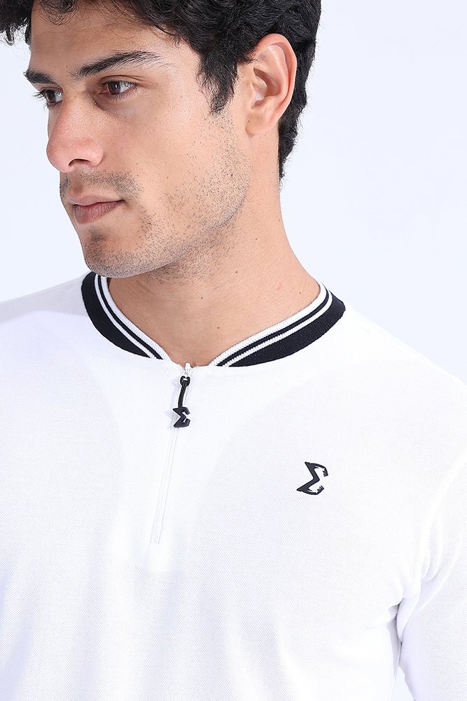 White Z Polo T-shirt - Sigma Fit