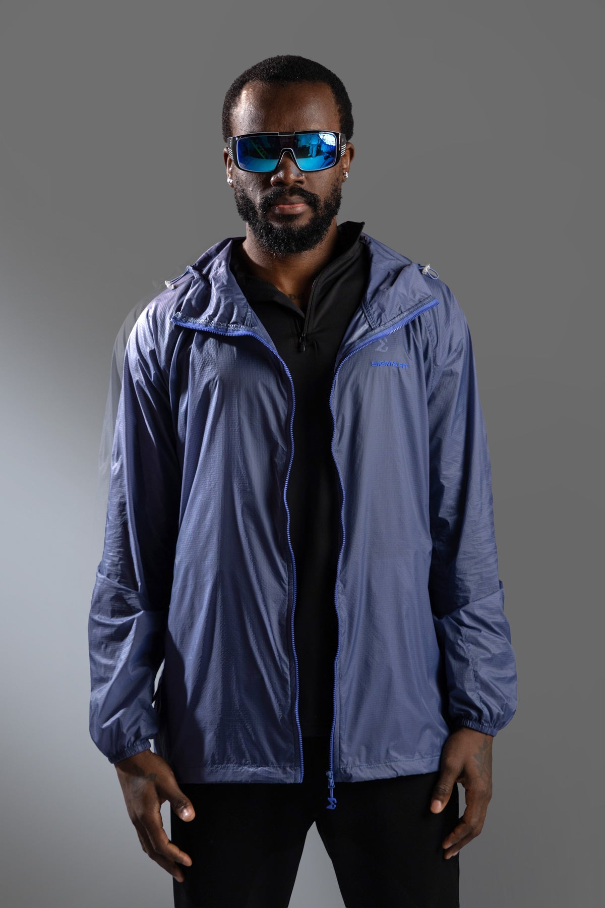 Windbreaker Jacket Deep Cobalt - Sigma Fit