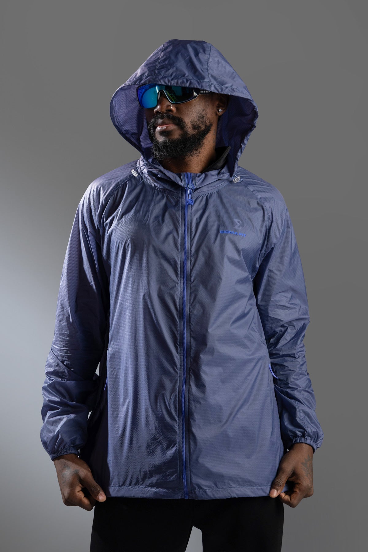 Windbreaker Jacket Deep Cobalt - Sigma Fit