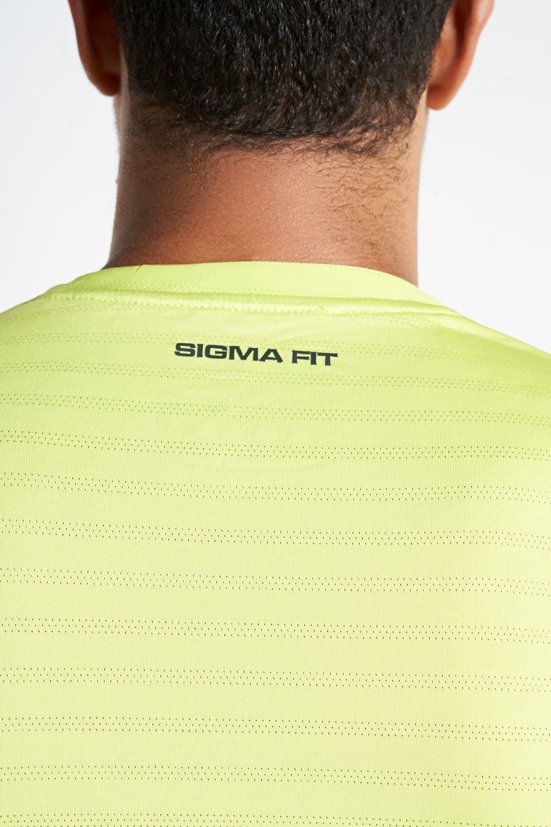 Acid Lime Racket Sports Tee - Sigma Fit