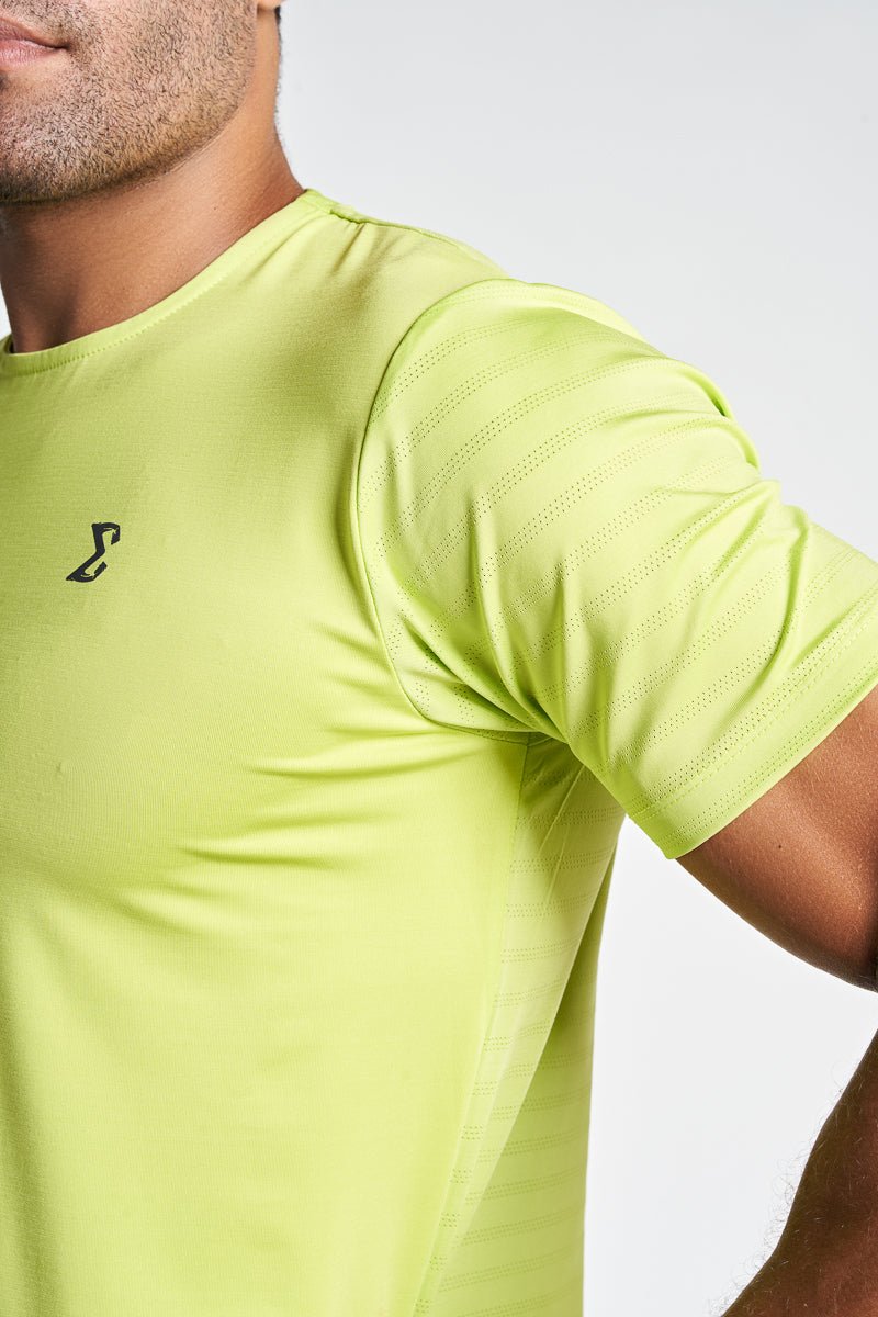 Acid Lime Racket Sports Tee - Sigma Fit