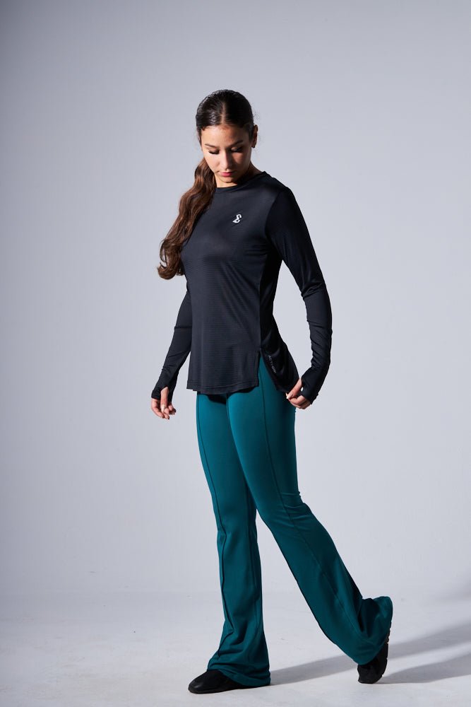 Black Artist Thumb Long Sleeve Tee - Sigma Fit