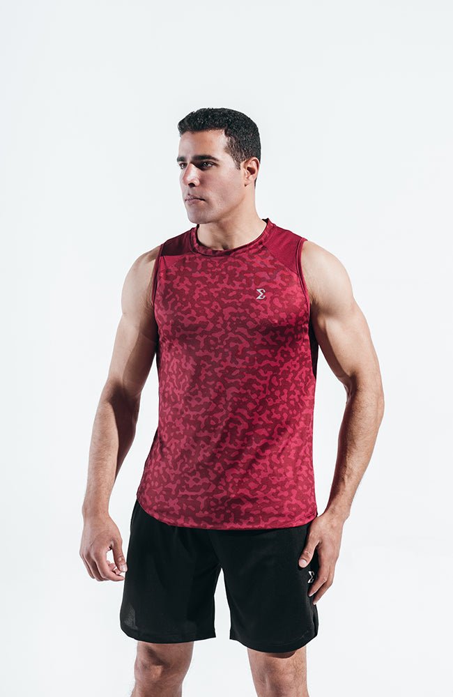 Cerise Masquerade Tank Top - Sigma Fit