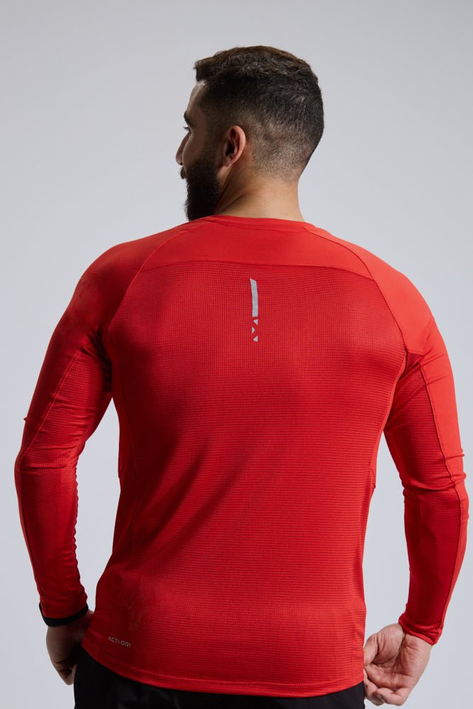 Flame Scarlet Balancer Long Sleeve - Sigma Fit