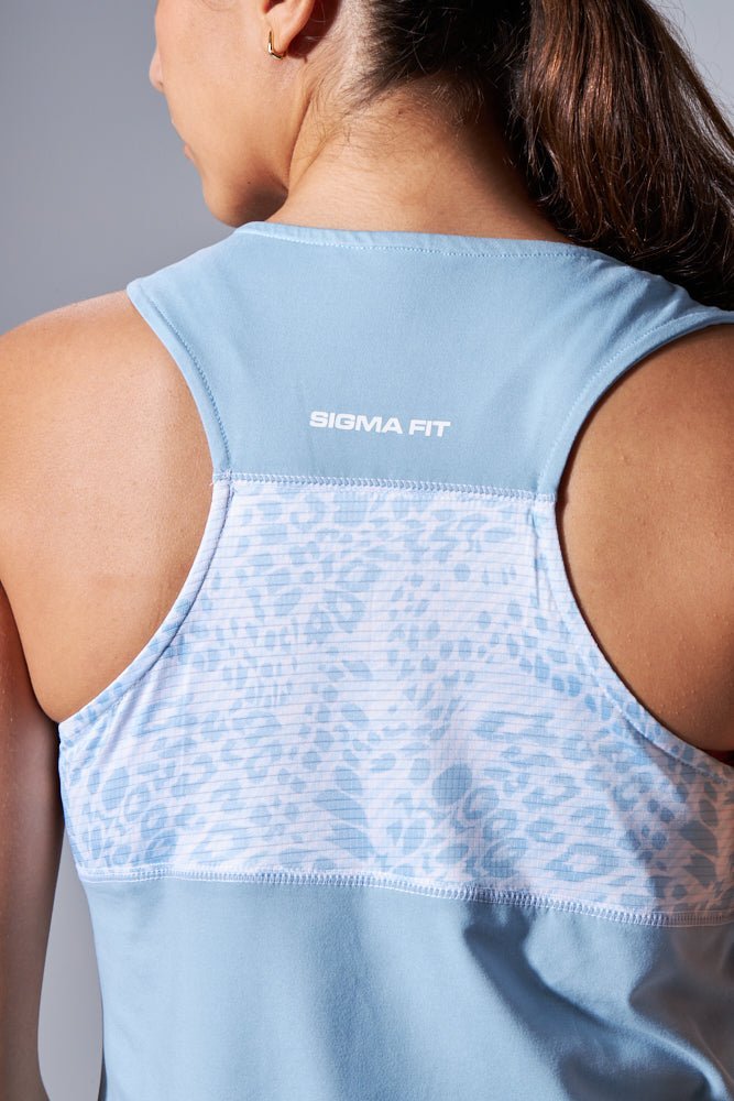 Forget Me Not Racer Back Tank Top - Sigma Fit